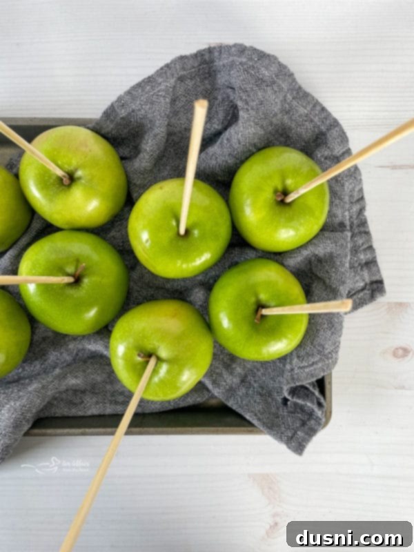 Crafting Golden Caramel Apple Treats 4 A perfectly dipped homemade caramel apple