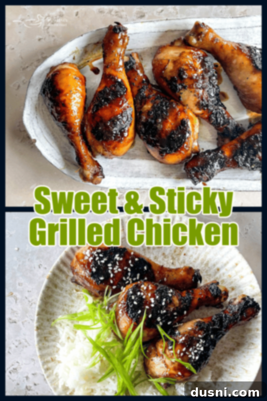 Sticky Sweet Grilled Chicken 11 Sweet & Sticky Grilled Chicken with green onions