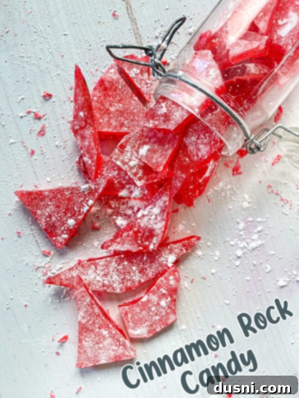 Homemade Cinnamon Rock Candy Recipe Video Tutorial 9 img 23514 16