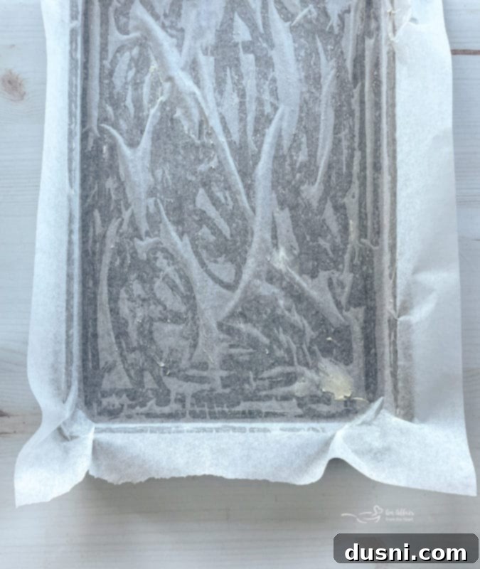 Cinnamon Candy top view of parchment paper on sheet pan