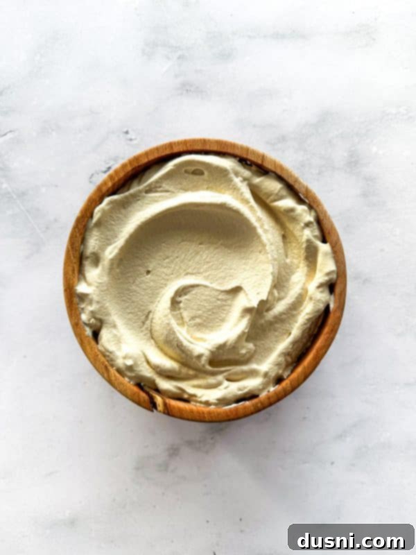 Velvet Espresso Chocolate Torte 13 Coffee-flavored whipped cream in a mixer.