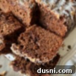 Decadent Bittersweet Chocolate Coffee Cake 18 Bittersweet Chocolate Coffee Cake being sliced