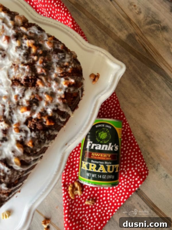 Decadent Bittersweet Chocolate Coffee Cake 3 Close-up of a slice of Bittersweet Chocolate Coffee Cake showing the streusel layer