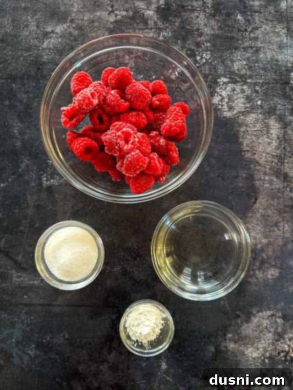Luxurious White Chocolate Raspberry Truffle Cheesecake 7 Ingredients for raspberry sauce