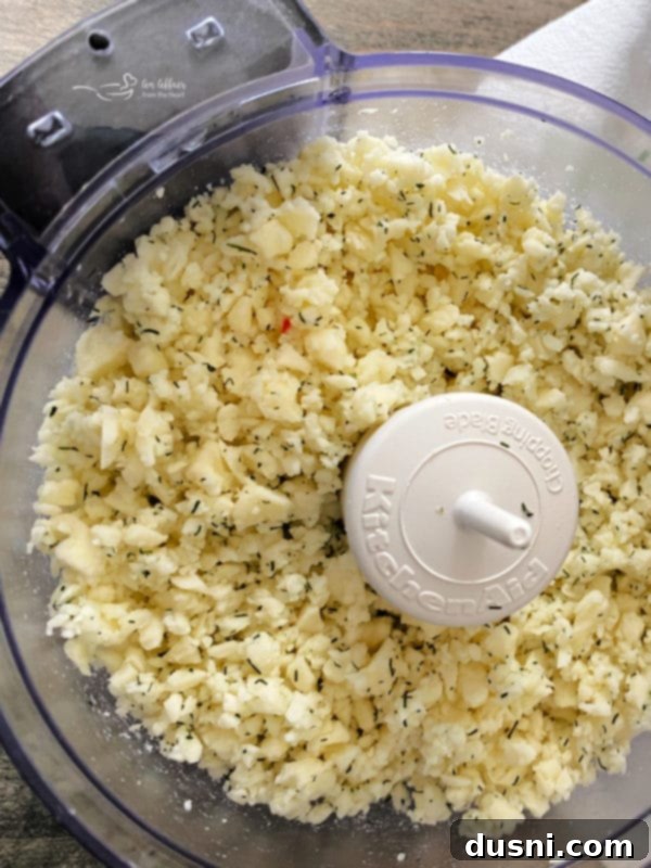 Creamy Sweet Corn & Cheddar Chowder 8 Finely chopped Jisa Dill Nuggets ready for cooking.