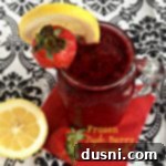 Berry Burst Frozen Lemonade 2 Refreshing Frozen Triple Berry Lemonade in a glass mug
