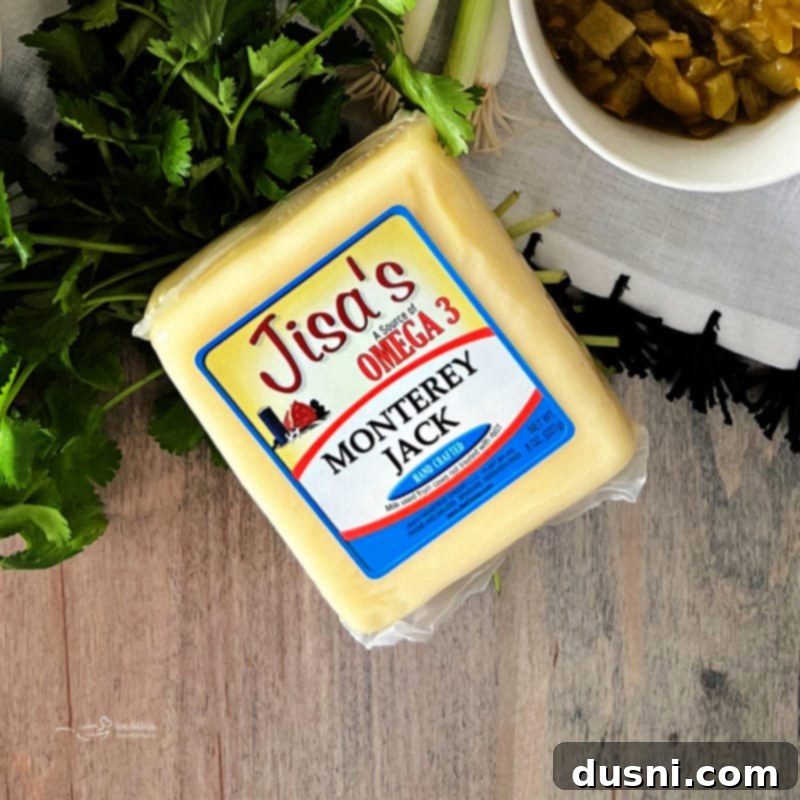 Block of Jisa Farmstead Monterey Jack Cheese