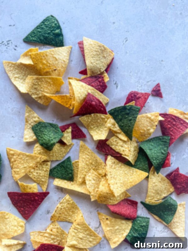 Crushed tortilla chips for Mexican Taco Meatloaf