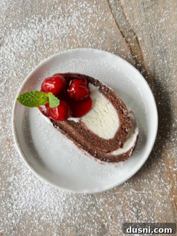 Indulgent Ice Cream Swirl 2 Ice cream jelly roll cake