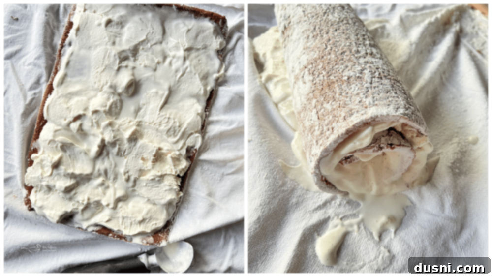 Indulgent Ice Cream Swirl 12 roll jelly roll cake dough