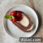 Indulgent Ice Cream Swirl 19 Ice cream jelly roll cake