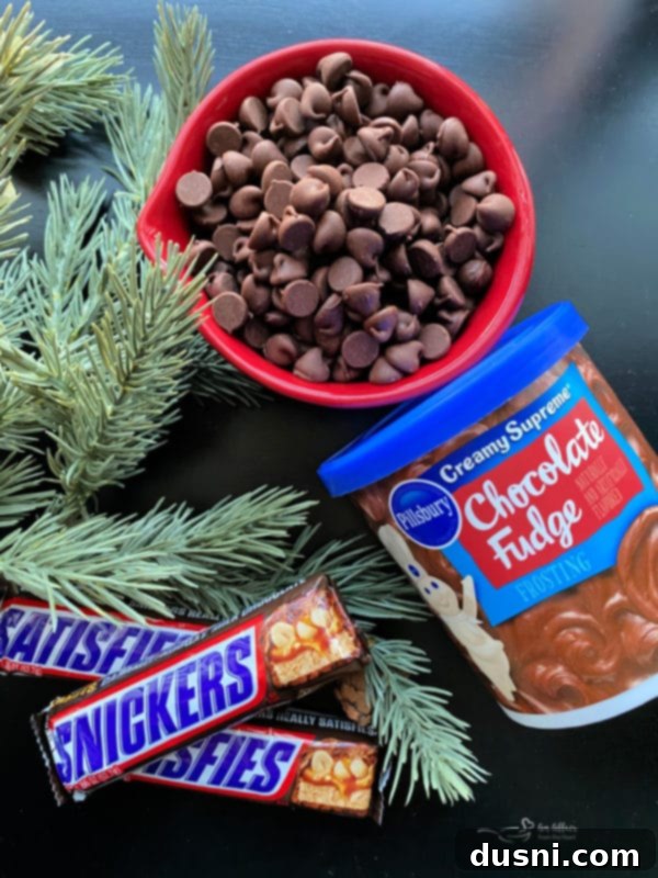 Decadent Candy Bar Fudge 5 candy bar fudge with snickers