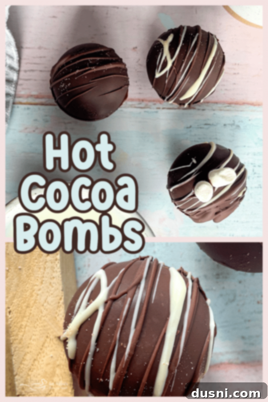 hot cocoa bombs assortment title card