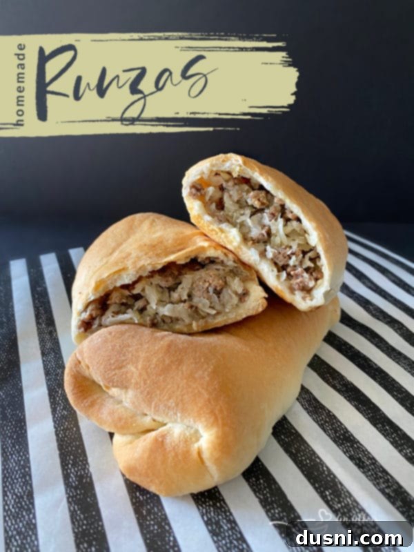 Homemade Runzas HERO image, beautifully arranged