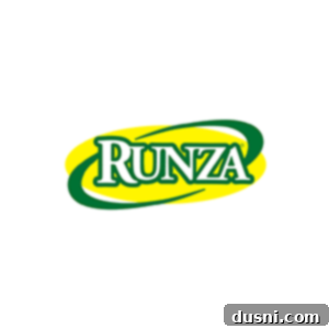 Runza restaurant logo, depicting a stylized bread pocket