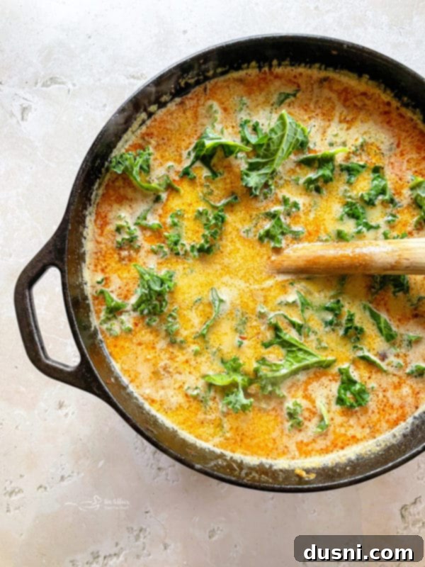 Simmering Zuppa Toscana
