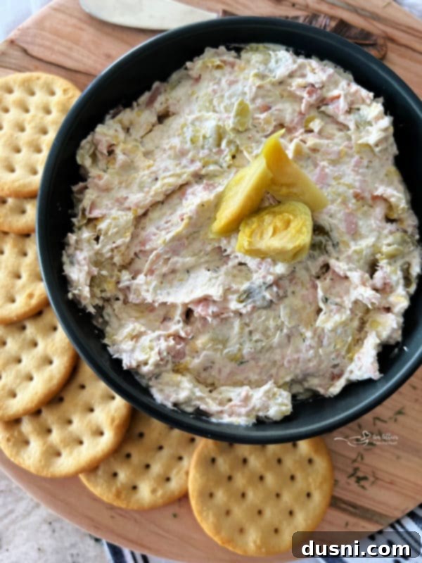 Dilled Brussels Sprouts Dip in a bowl