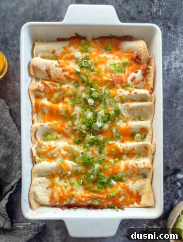 Ham & Cheese Brunch Enchiladas 14 Golden brown enchiladas with melted, bubbly cheese, fresh out of the oven