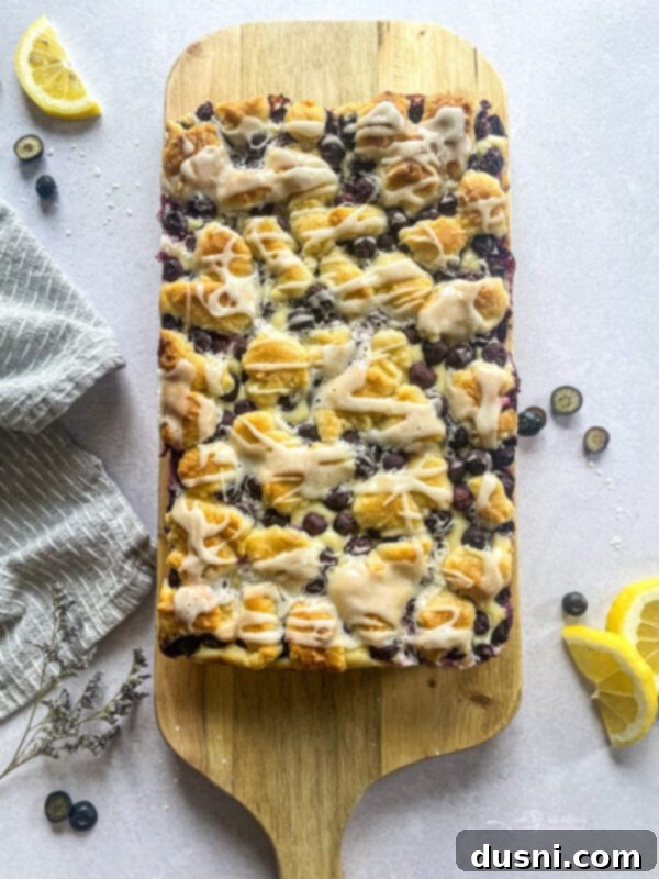 Lemon Blueberry Crumble Bliss 12 paddle platter with fresh baked blueberry lemon crumb bars