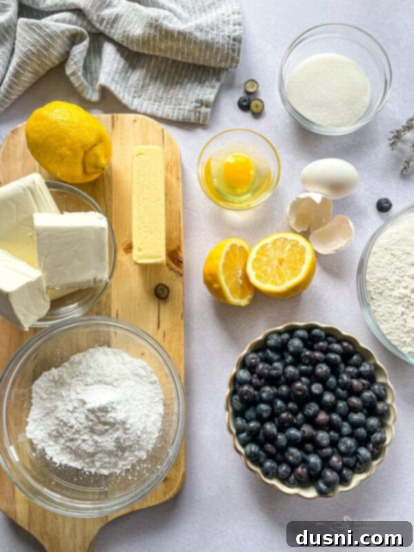 Lemon Blueberry Crumble Bliss 6 ingredients for lemon blueberry crumb bar