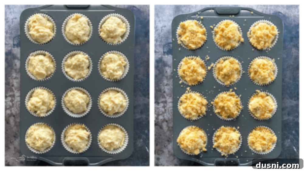 Prepping the Muffins