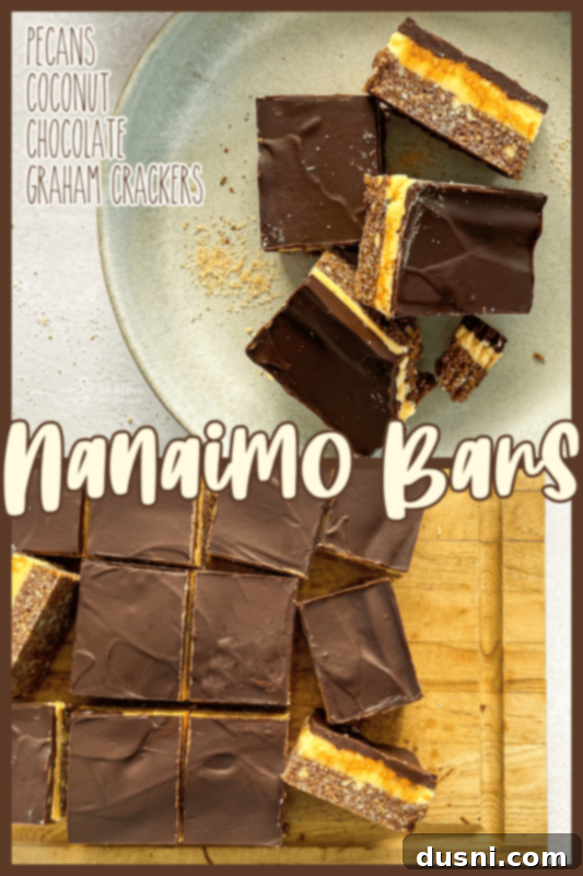 No-Bake Classic Nanaimo Bars 15 Beautifully sliced Nanaimo Bars ready to be served