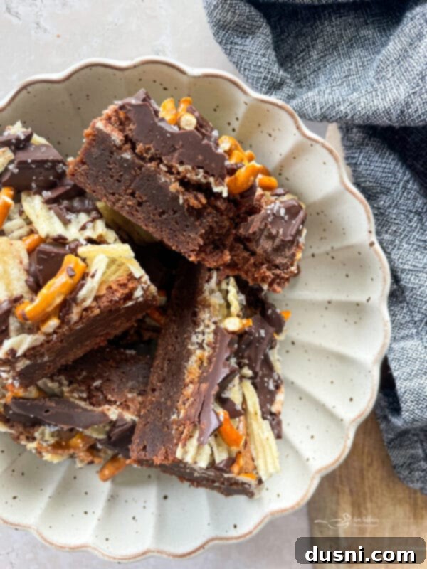 Sweet and Salty Brownies