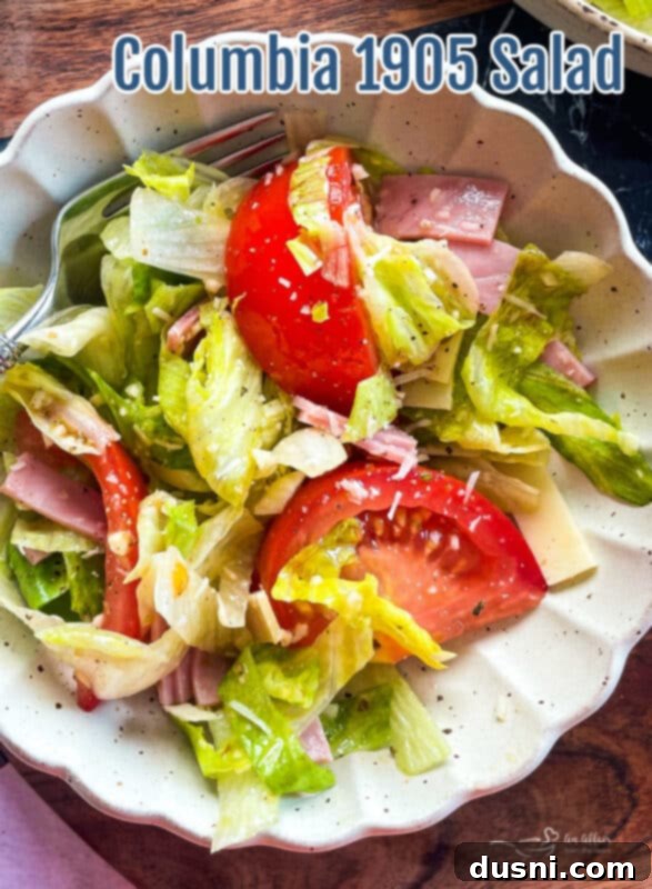 Columbia Restaurant's 1905 Salad 16 A final vibrant image of the Columbia 1905 Salad.