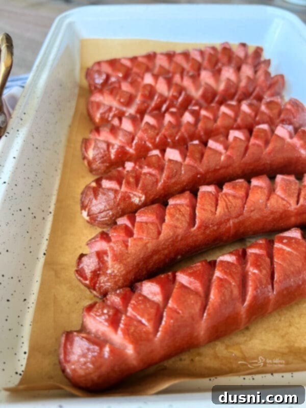 Smoky Franks with Tangy Kraut 6 Heat-safe dish of sauerkraut on a grill rack