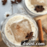 Creamy White Russian Bliss 16 White Russian Cocktail with spices for garnish