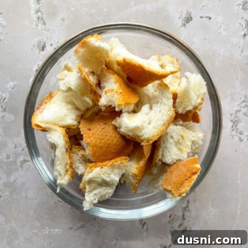 Assembled Little King Salad in a bowl, waiting for the dressing.