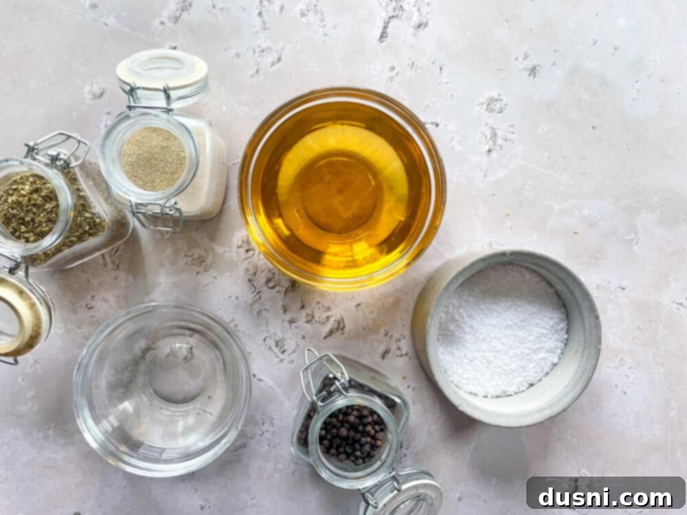 The array of fresh, chopped ingredients for the Little King Salad, ready to be combined.