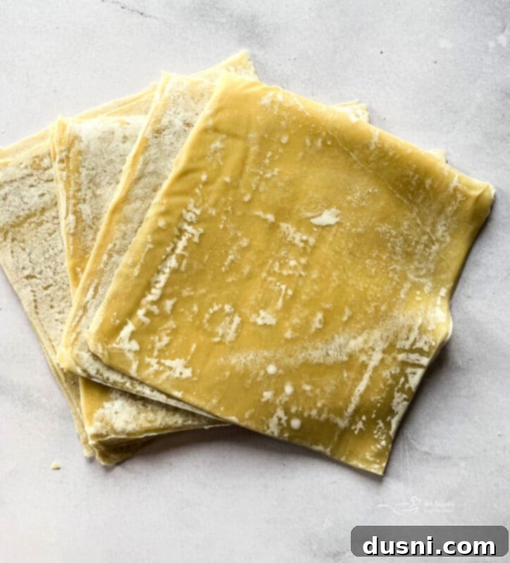 Air Fried Apple Pie Egg Rolls 12 Ingredients for apple pie egg rolls being mixed