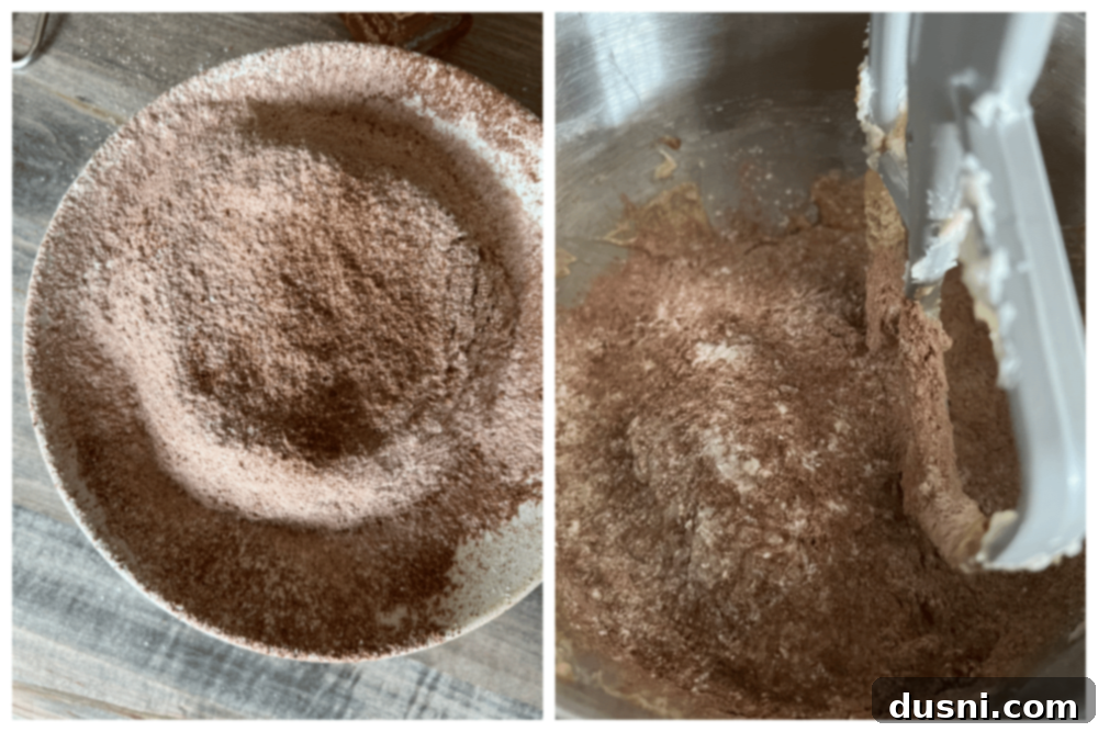 Dry ingredients for Vanilla Crown Royal Cookies being sifted