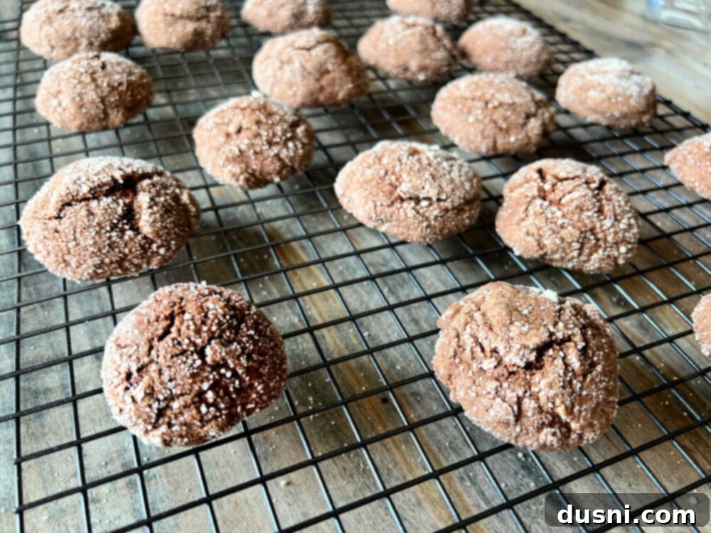 Baked Vanilla Crown Royal Cookies on a cooling rack