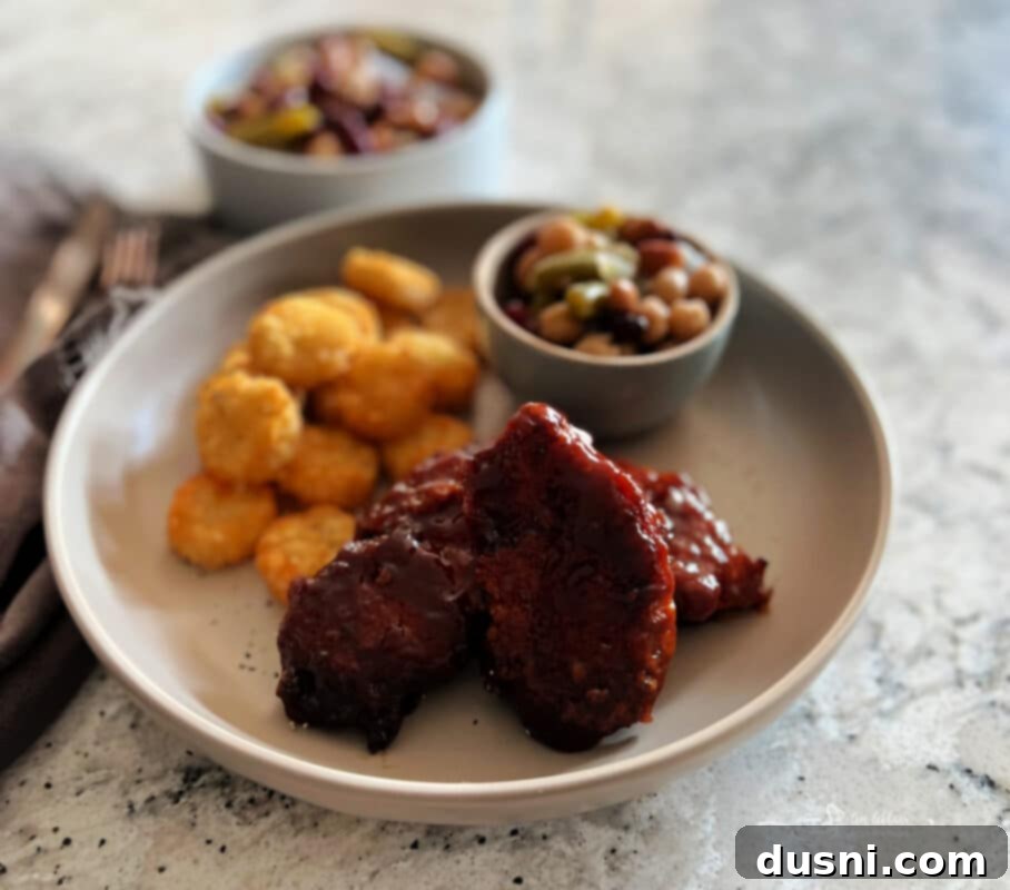Air Fryer BBQ Chicken Tenders with side salad