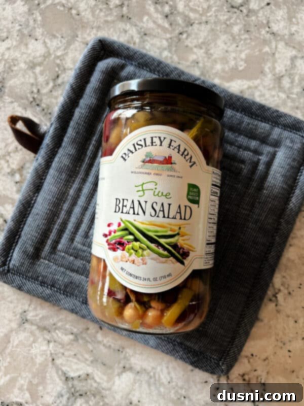 Jar of Paisley Farm Five Bean Salad