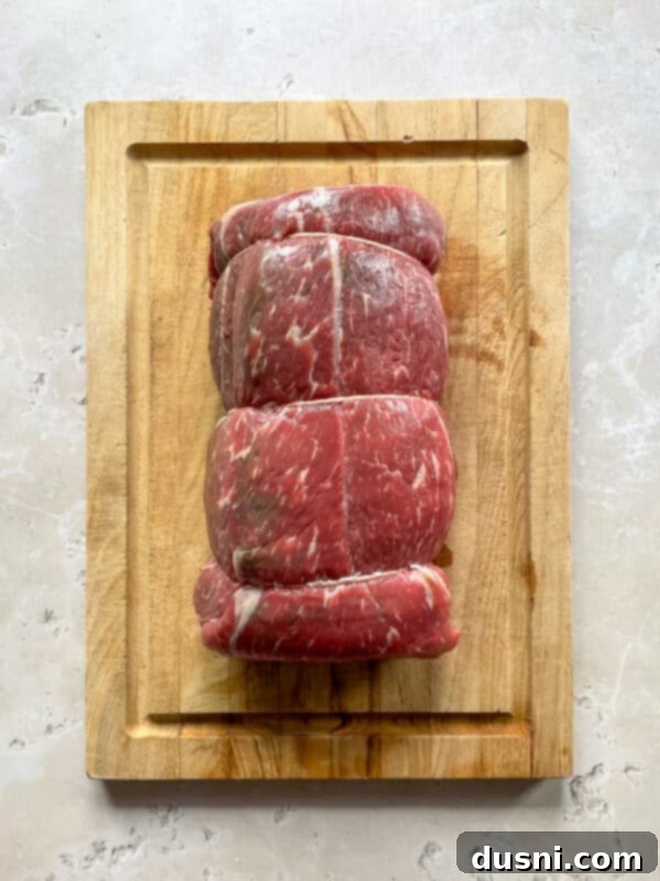 Homemade Bob Evans Style Pot Roast 7 Patting a chuck roast dry with paper towels.