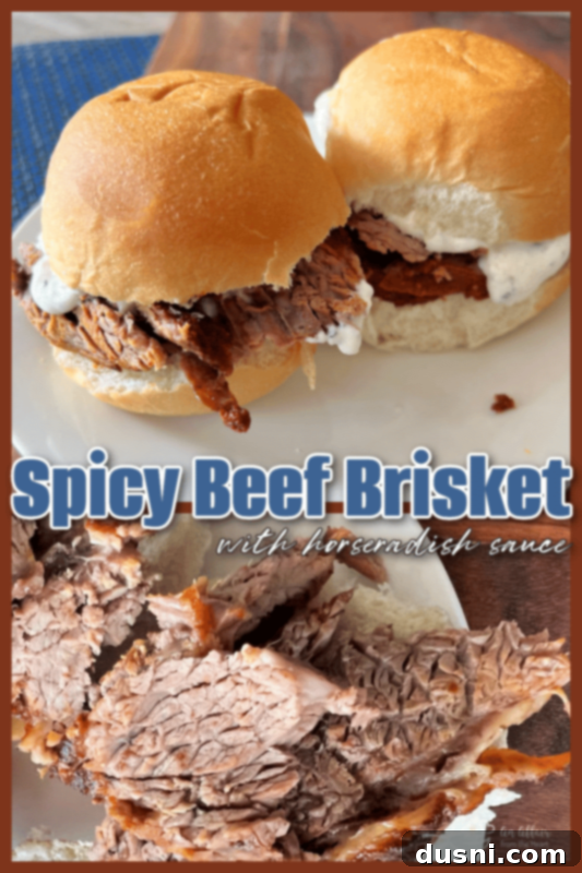 Texas Heat Smoked Brisket 16 Spicy Beef Brisket ready to be served, a perfect game day meal.