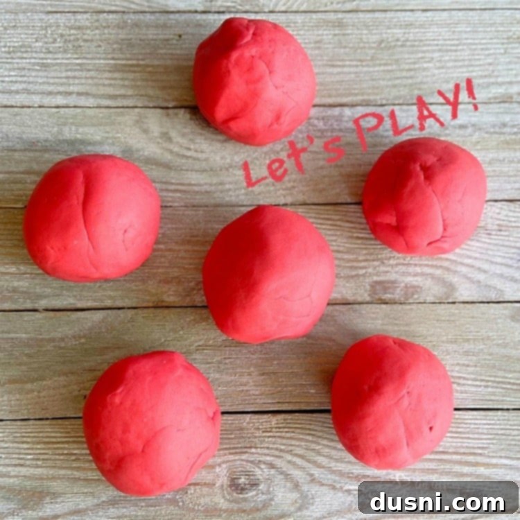 Kids playing with homemade play-doh
