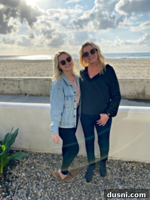 Author and daughter Josie - February 2020