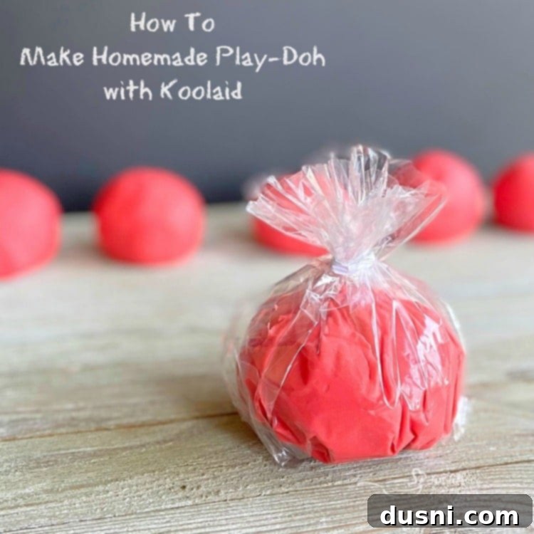 Homemade Play-Doh with Koolaid HERO