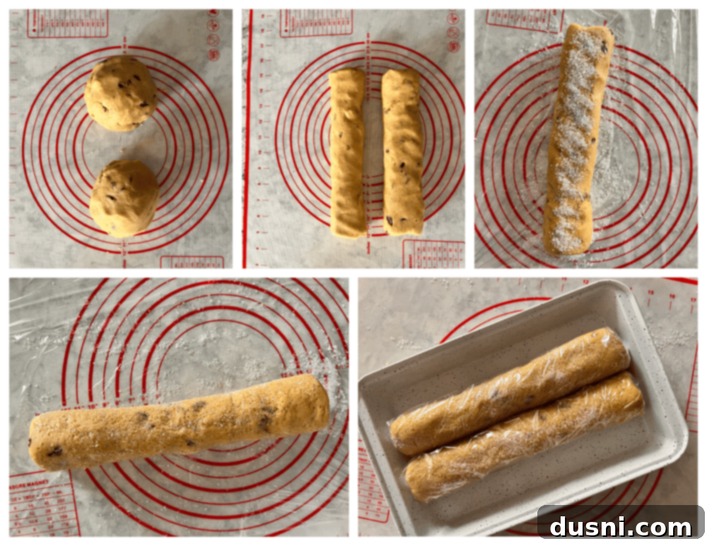 Close-up of butter, sugars, orange zest, and egg being mixed in a bowl for Orange Ginger Refrigerator Cookies.