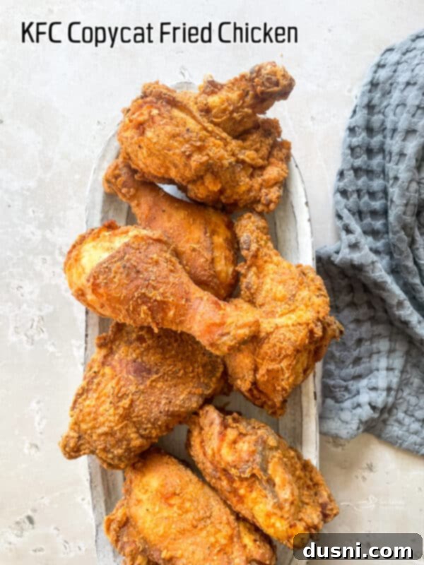 Homemade KFC-Style Fried Chicken 17 KFC Copycat Fried Chicken main hero image