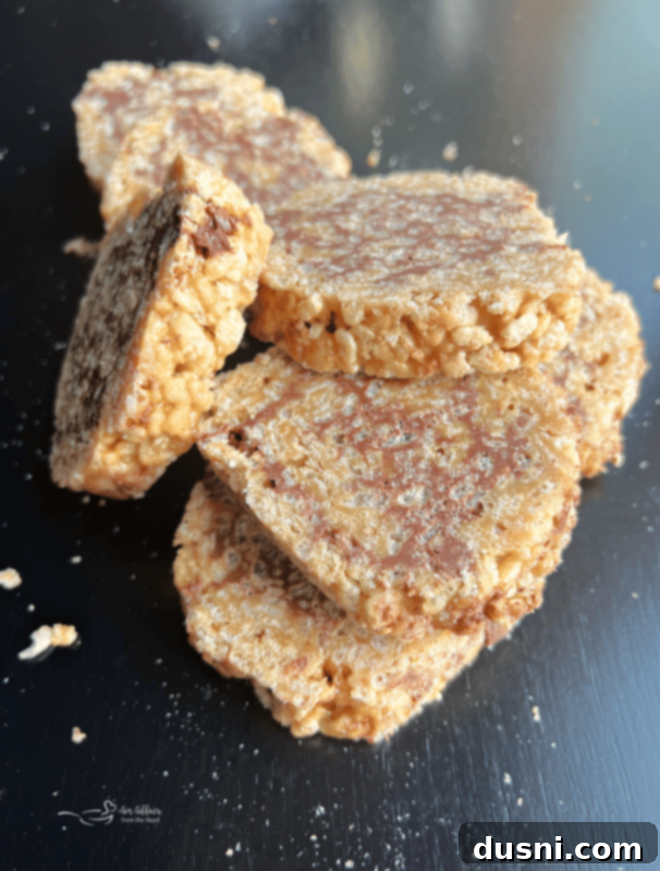 Scotcheroo Swirls 12 Assortment of Scotcheroo Pinwheels on a serving platter, ready for guests