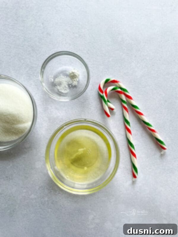 A vibrant display of red and green peppermint meringues arranged in a bowl.