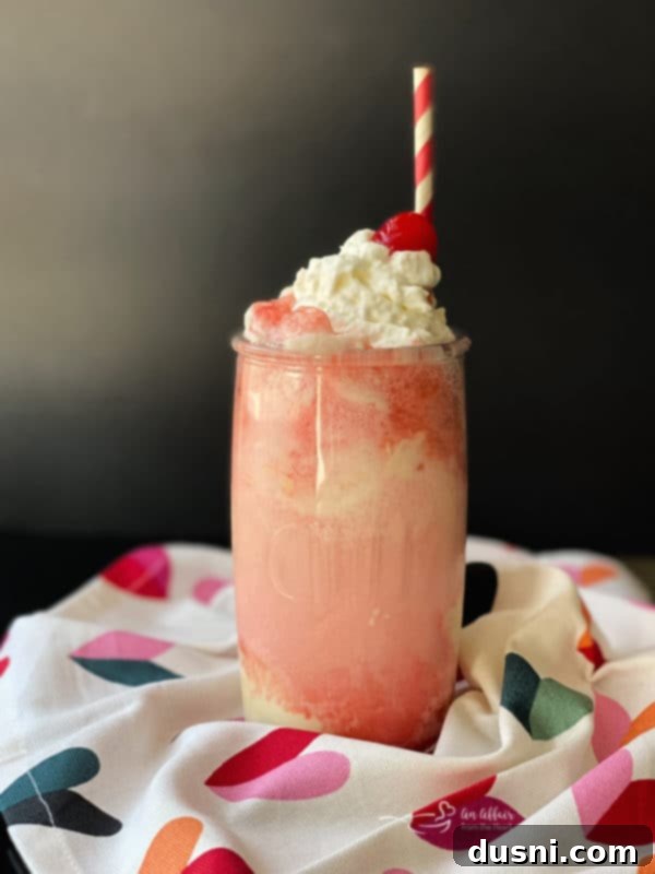 Sparkling Shirley Temple Float 4 Shirley Temple Floats arranged beautifully, ready to be served