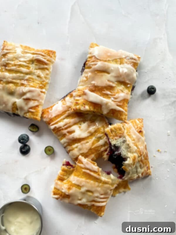 Toaster Strudel with Frosting