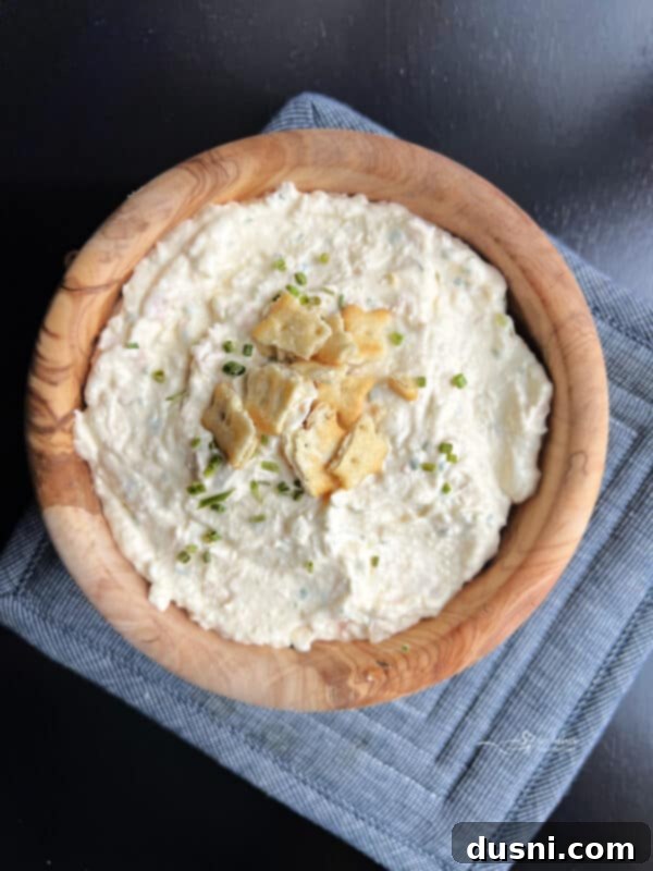 Golden Chicken Cracker Dip 9 Close up of Chicken in a Biskit Dip in a bowl