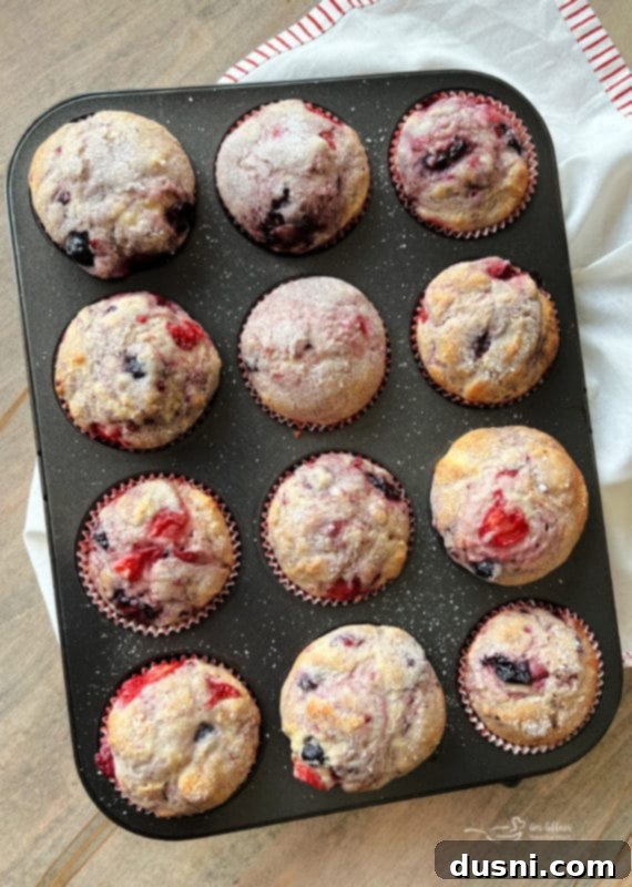 Muffins baking in a pan